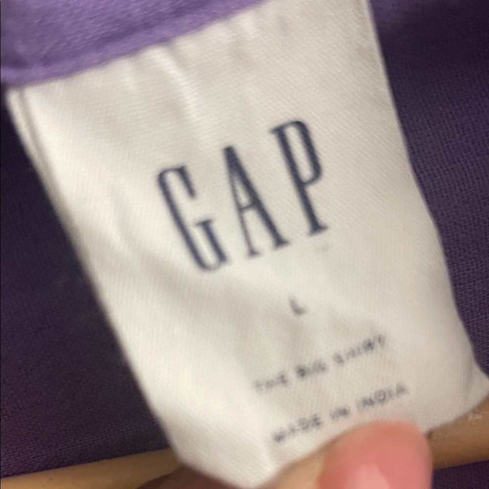 GAP Purple Crew Neck Top - Picture 2 of 6